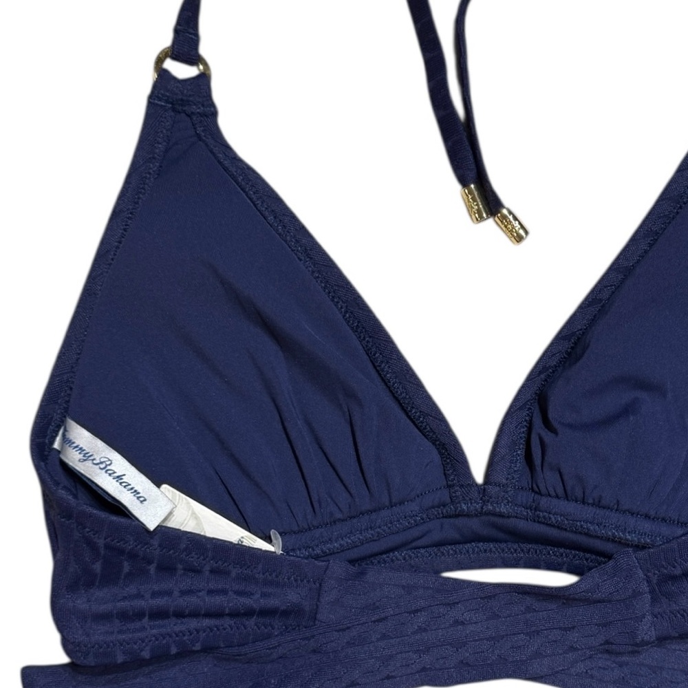 Tommy Bahama Cable Beach Halter Bikini Top - Picture 9 of 12